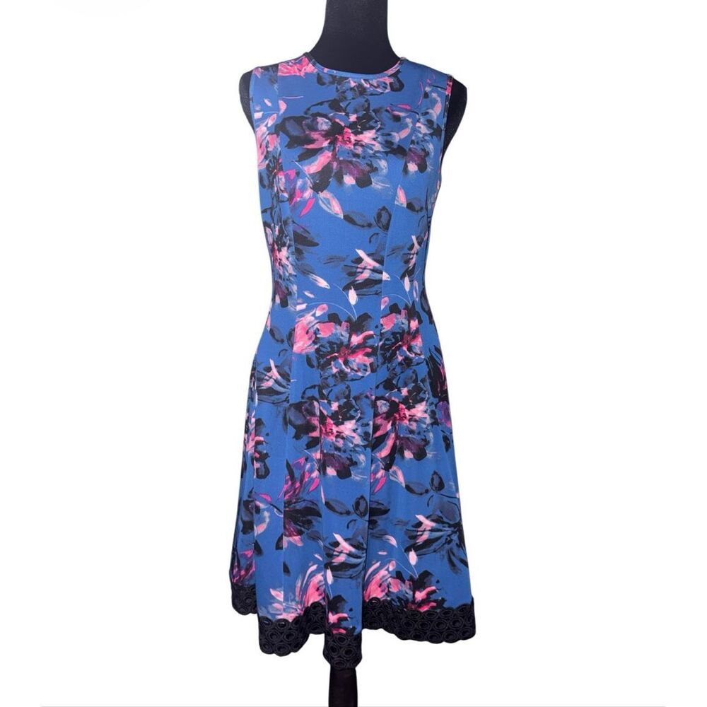 Donna Ricco Floral Fit & Flare Dress